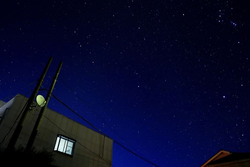 A beautiful starry sky’s9