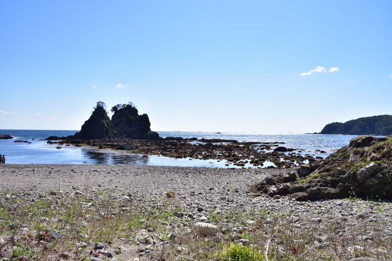 逢ケ浜　トンボロ現象