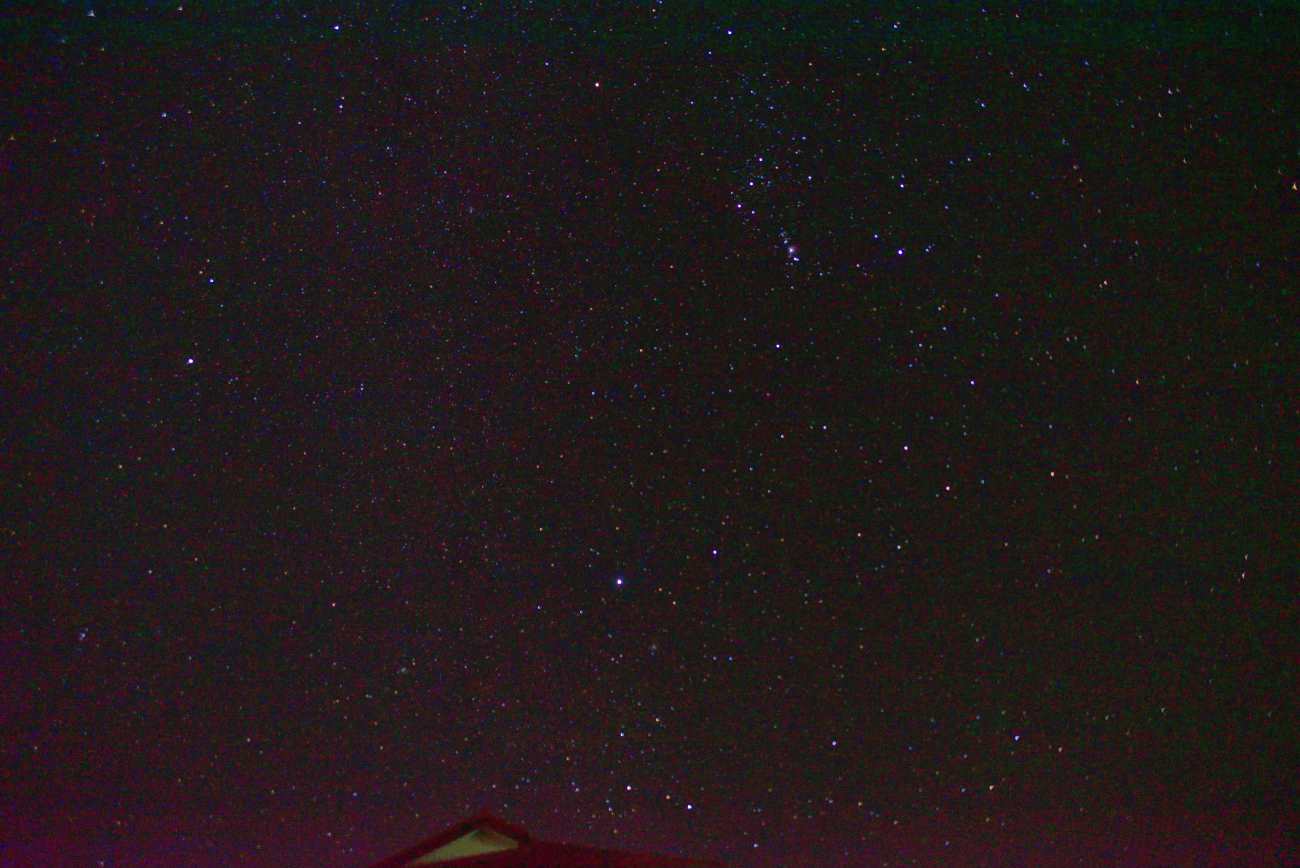 弓ヶ浜海岸の星空