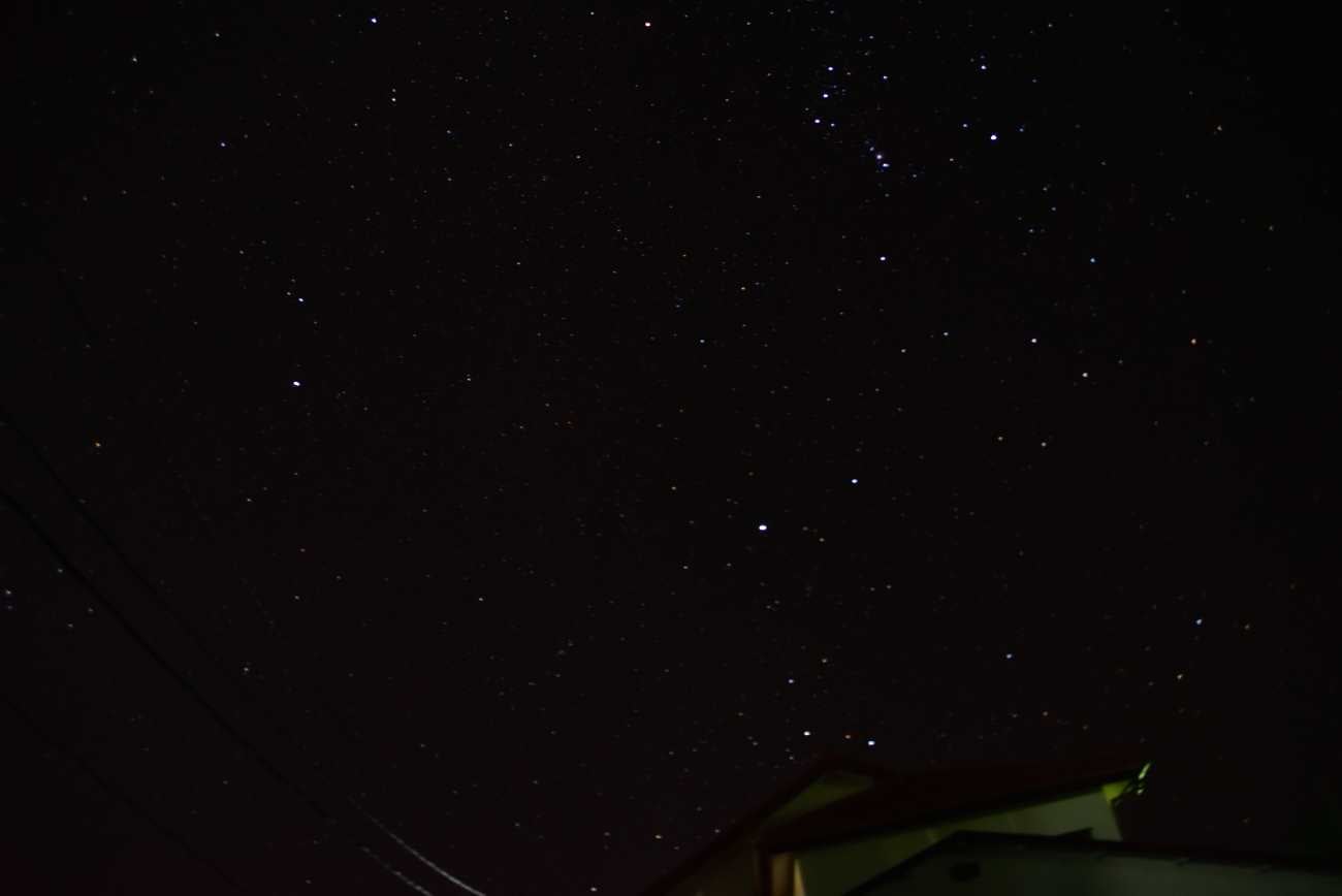 弓ヶ浜海岸の星空