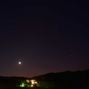 弓ヶ浜海岸の星空