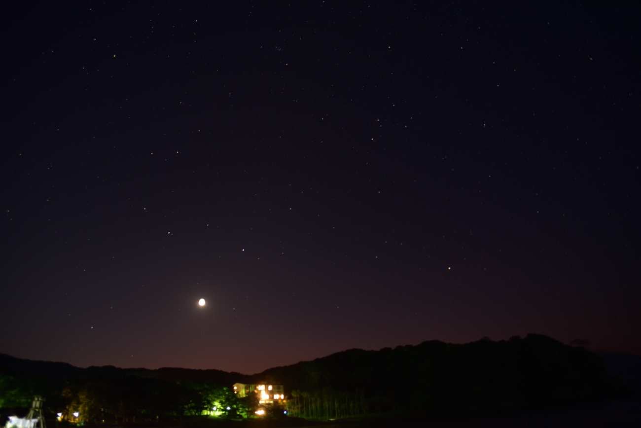 弓ヶ浜海岸の星空