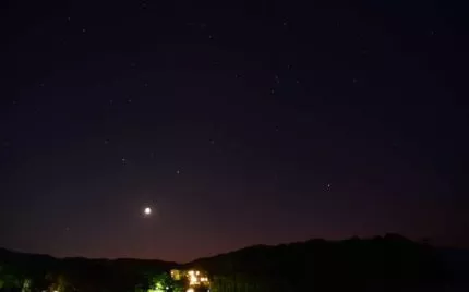弓ヶ浜海岸の星空