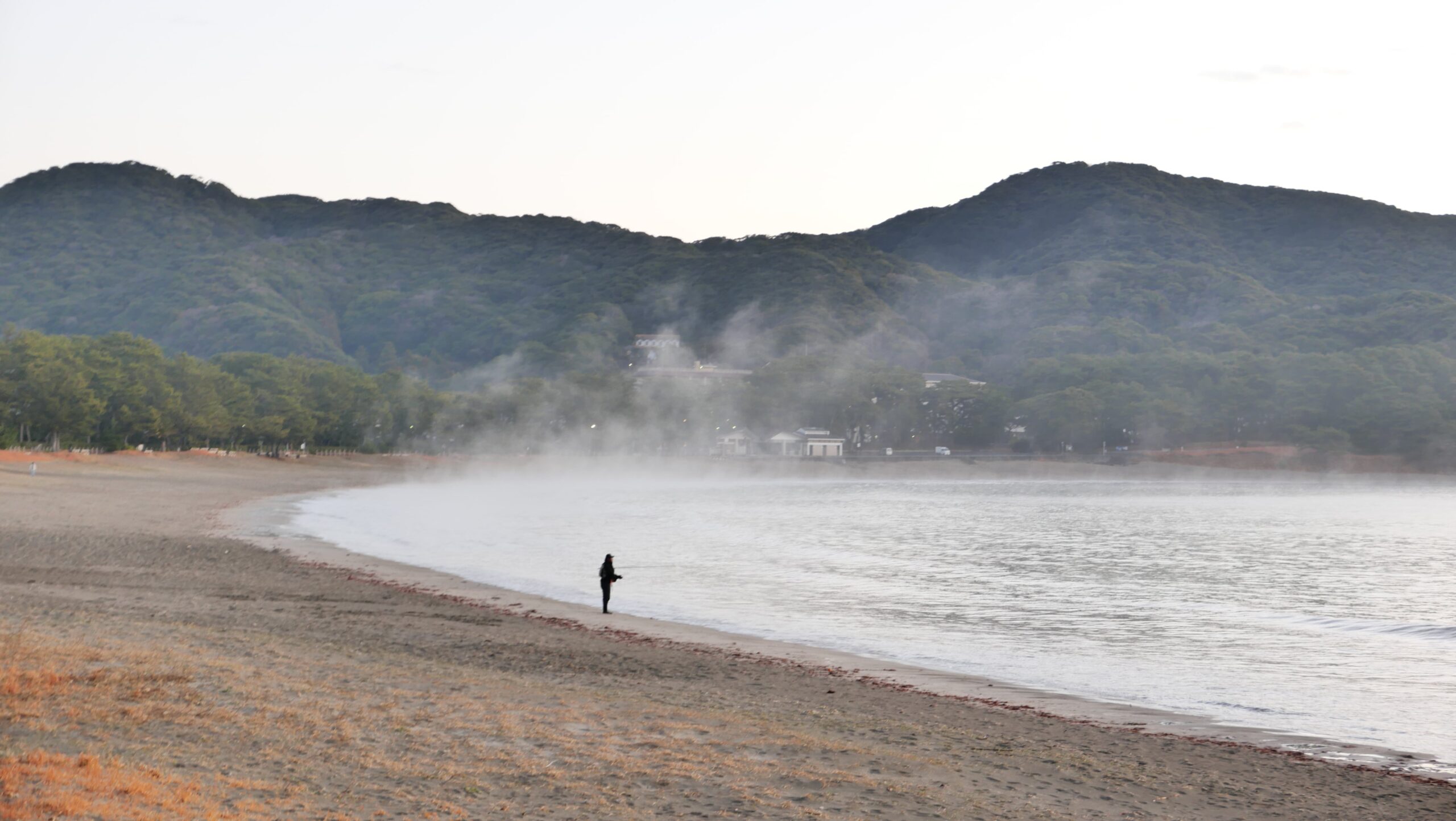 umigahama Beach-sea mist16