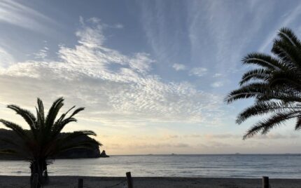 Vibrant sunrise at Yumigahama Beach4