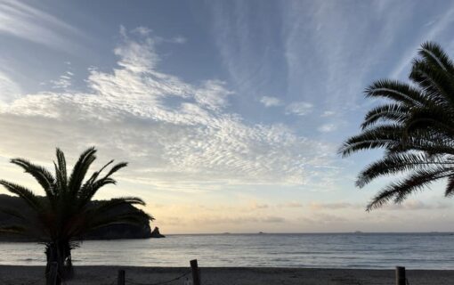 Vibrant sunrise at Yumigahama Beach4