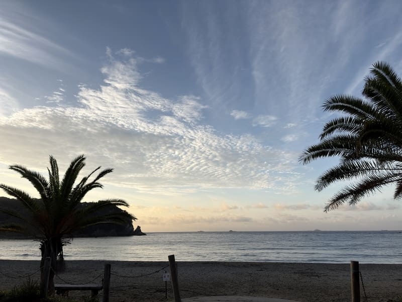 Vibrant sunrise at Yumigahama Beach4