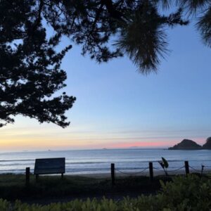 Sunrise at Yumigahama Beach